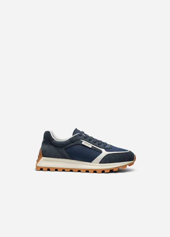 Zapatillas Liu Jo Gamuza And Mesh Hombre Azules | NLI-827639