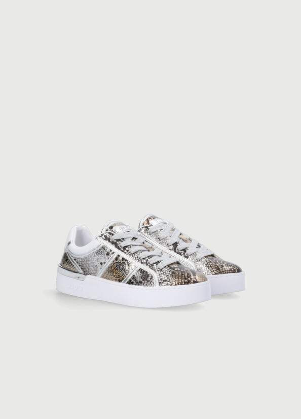 Zapatillas Liu Jo With Snakeskin Effect Print Mujer Serpent | WNJ-938541