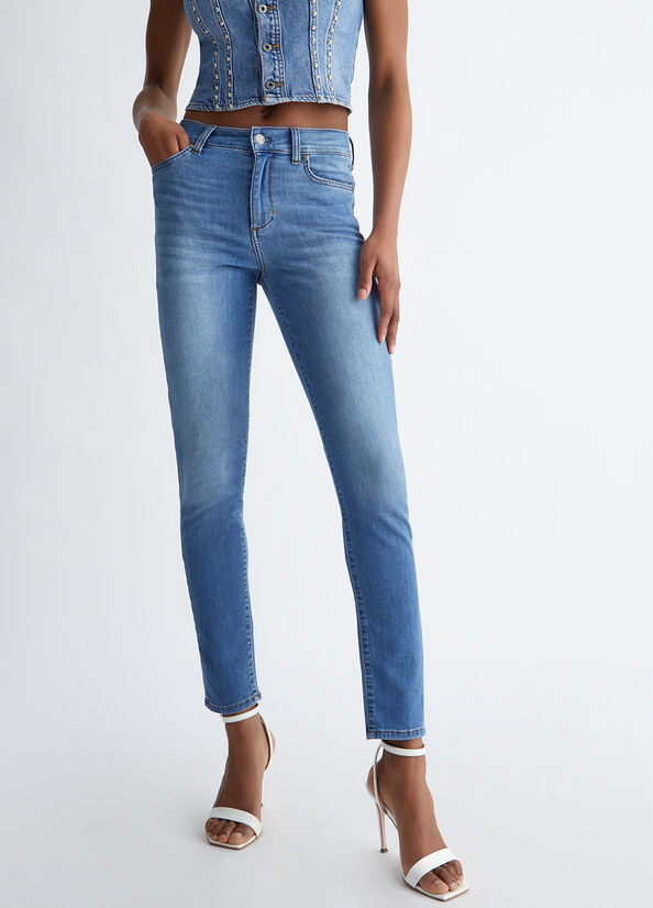 Jeans Skinny Liu Jo Authentic Denim Mujer Azules | AFP-104329