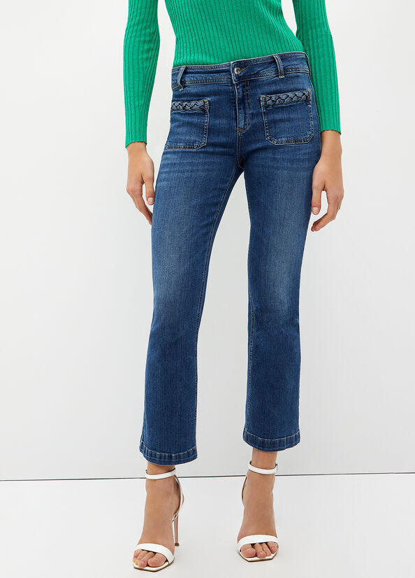 Jeans Skinny Liu Jo Stretch Denim Cut Mujer Azules | WMU-928546