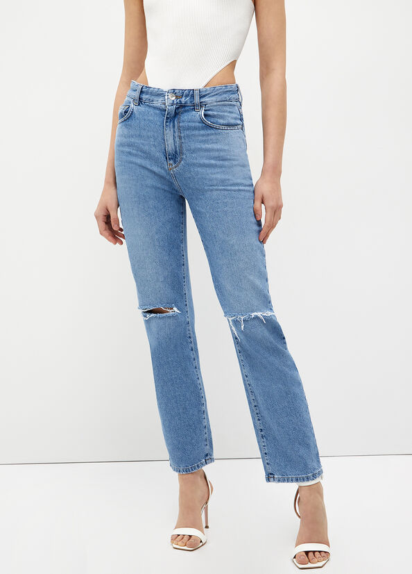 Jeans Slim Liu Jo Regular Mujer Azules | EJH-107893