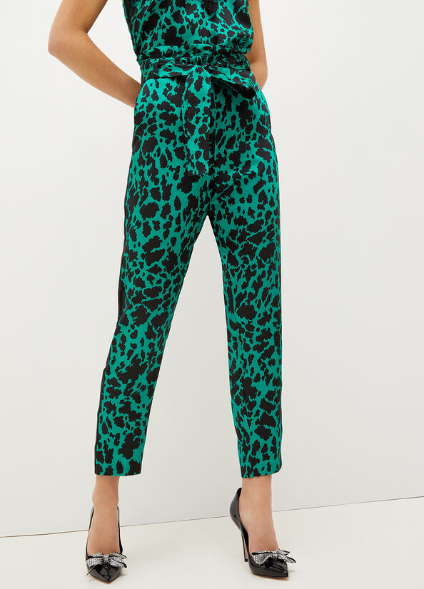 Pantalones Liu Jo Eco-Friendly Mujer Turquesa Verde | FXR-640895