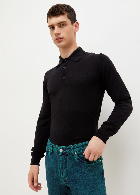 Suéteres Liu Jo Knit Hombre Negras | UWE-614095