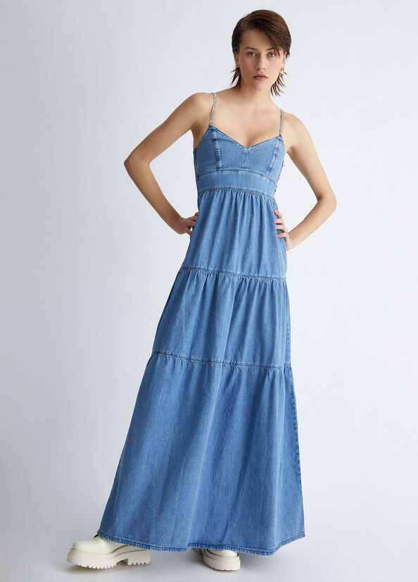 Vestido Liu Jo Denim Mujer Azules | IMX-623187